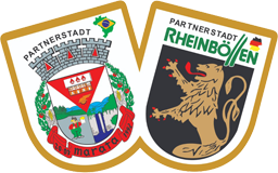 Logo Cidades Irms (Partnerstadt) Marat e Rheinbllen