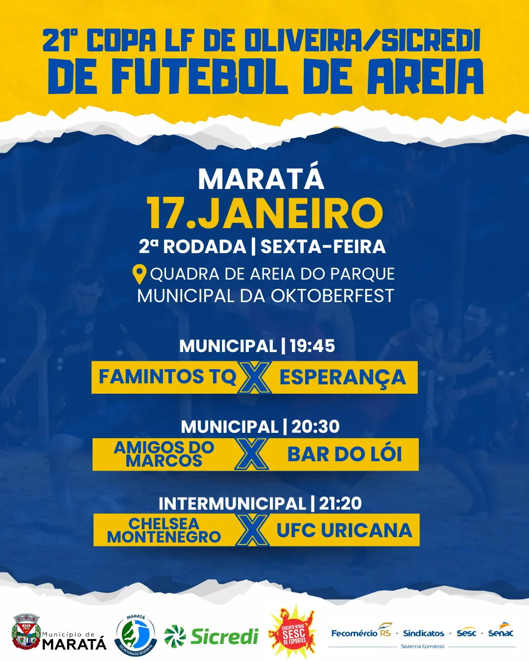 21 Copa LF de Oliveira/Sicredi de Futebol de Areia 