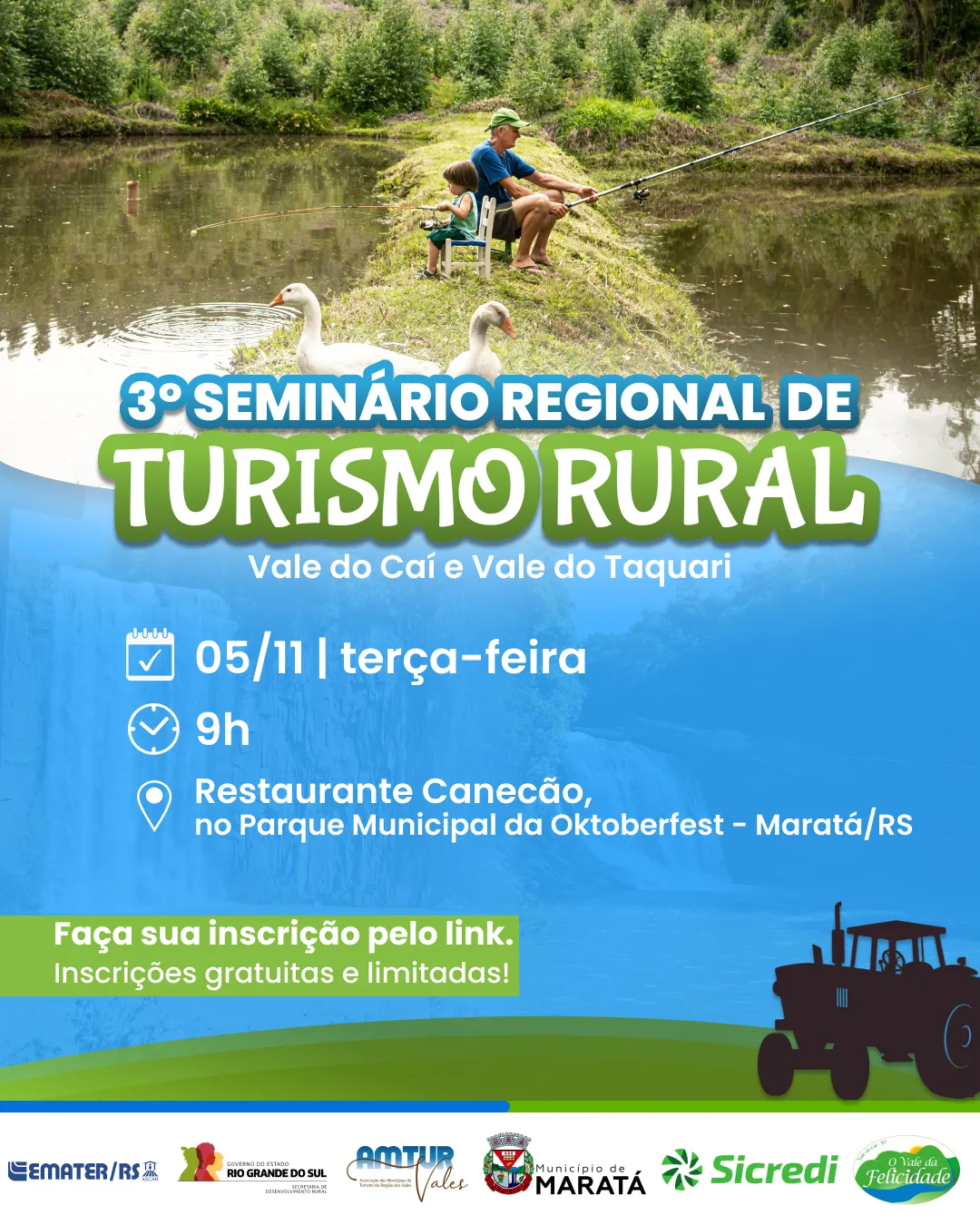 Vem a o 3 Seminrio Regional de Turismo Rural!